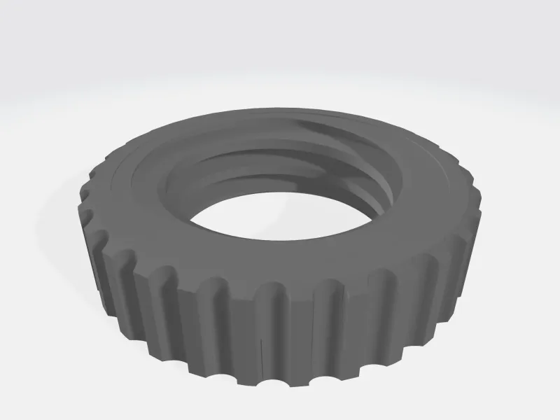 Nut for headlight