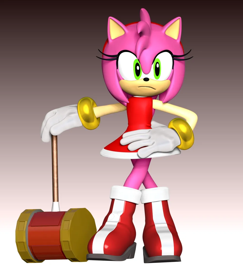 Amy Rose The Hedgehog 3 Fan Art
