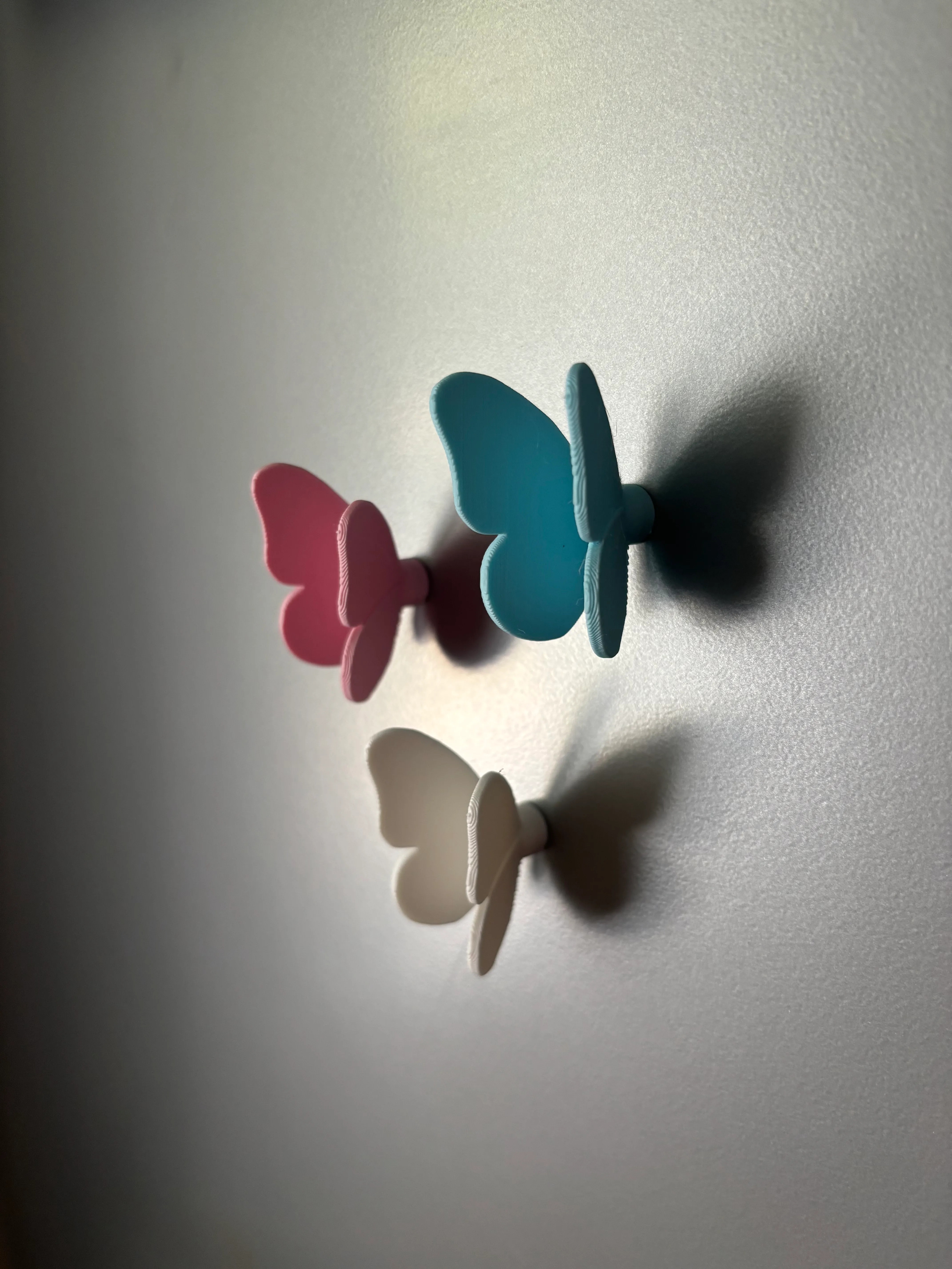 imán nevera mariposa