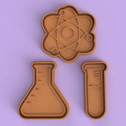 CORTANTES + ESTAMPAS QUIMICA / CHEMISTRY CUTTERS + STAMPS
