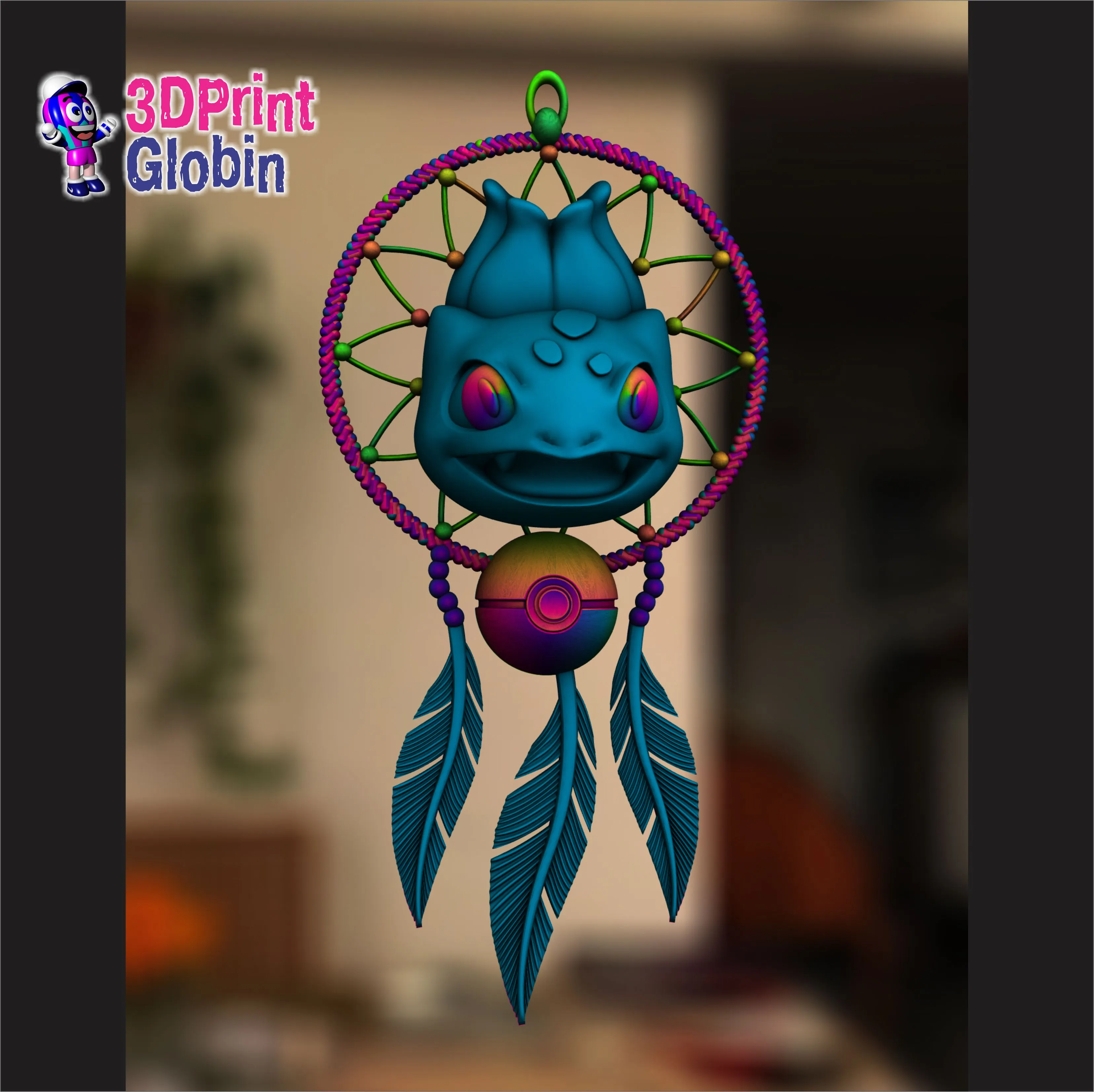 Dream Catcher Pokemon Bulbasaur - Atrapasueños