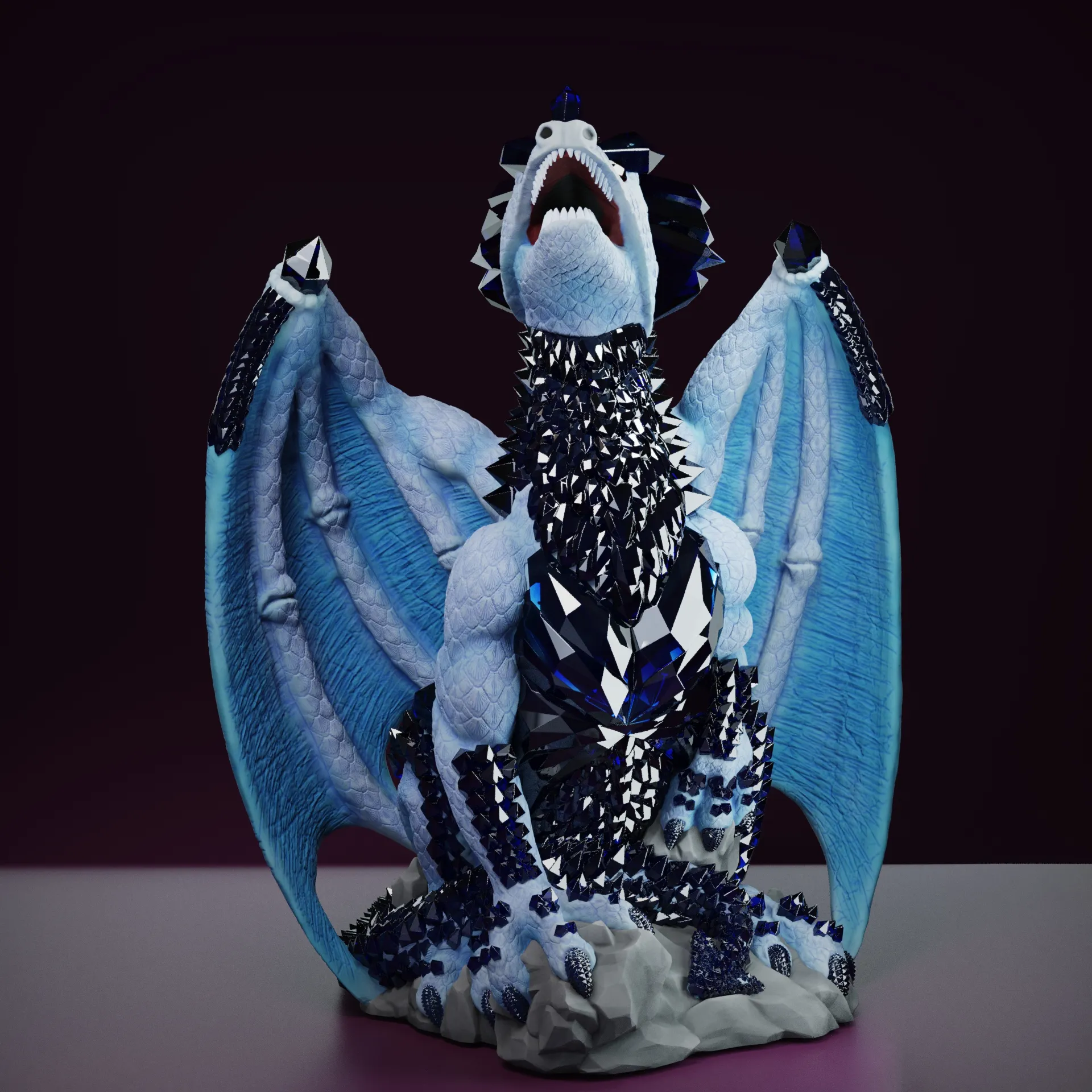 Medieval Crystal Dragon