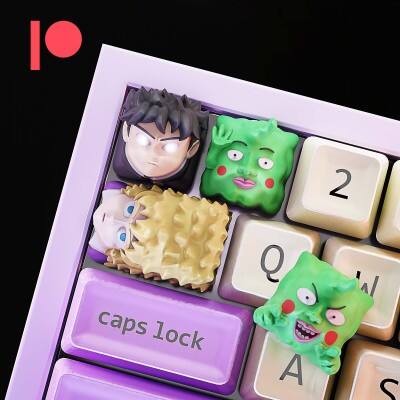 Mob Psycho 100 Keycaps - Mechanical Keyboard