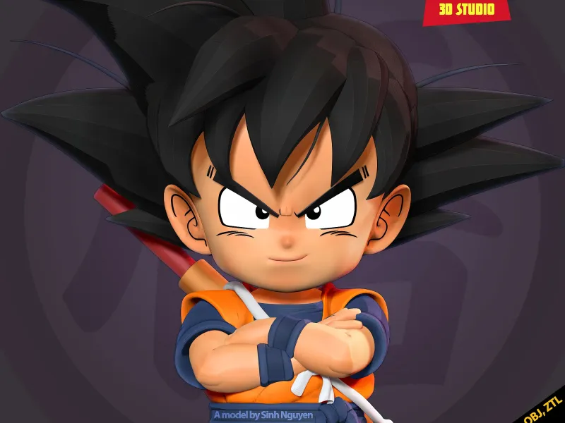 Kid Songoku - Fanart di Dragon Ball