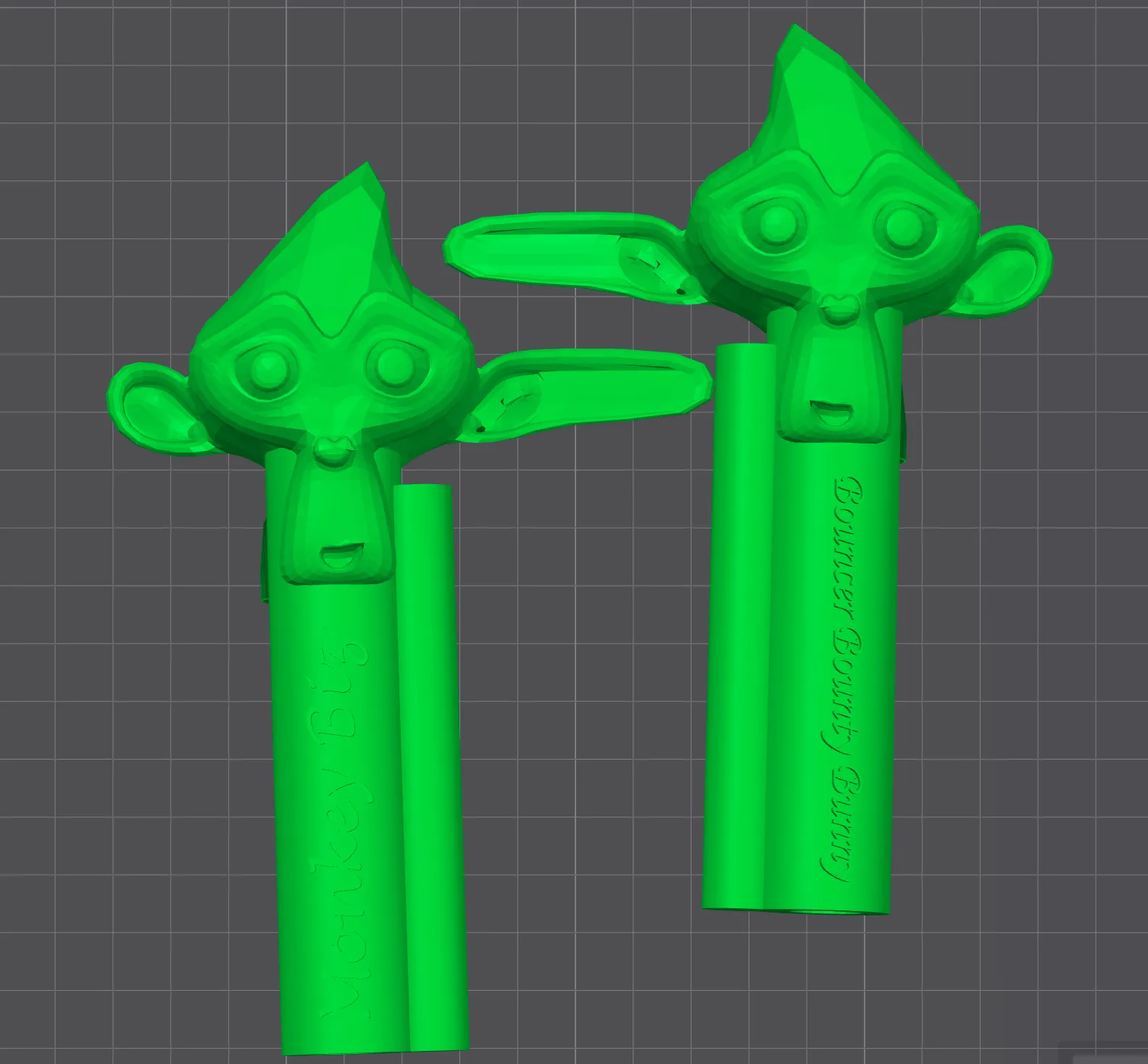 Game Props STL Download - Monkey Business Guns Full Sizeby Marco Waters