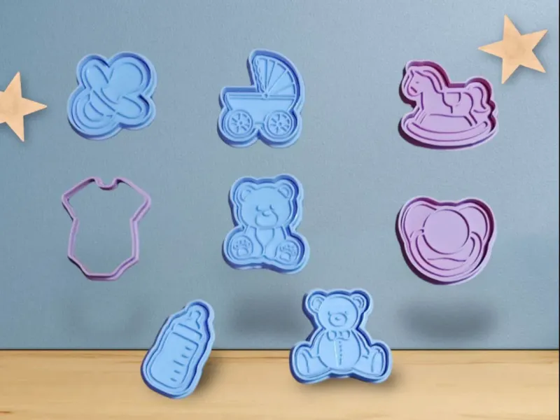 CORTANTES + ESTAMPAS BABY SHOWER / BABY SHOWER CUTTERS