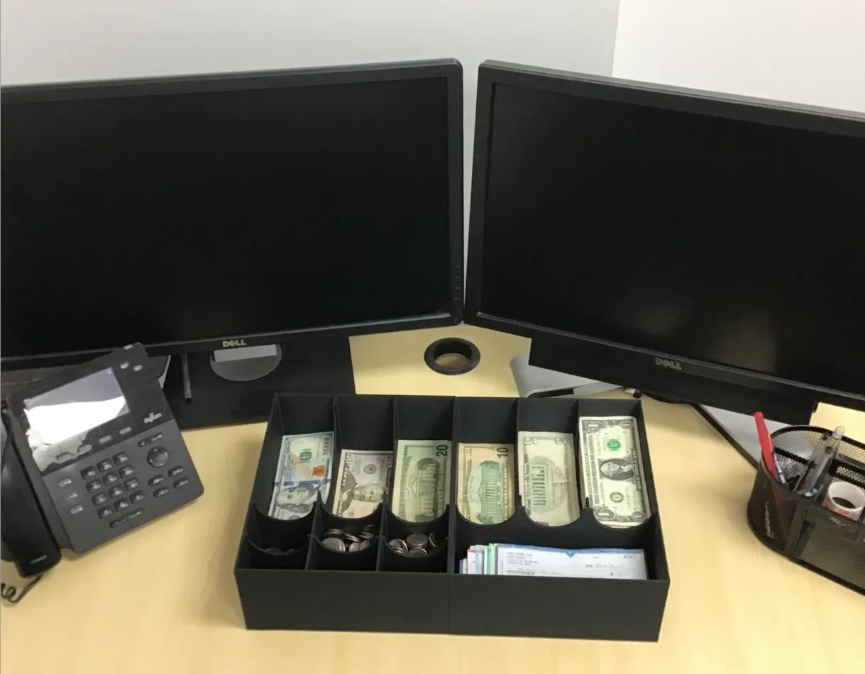 3D Printable cash organizer STL file