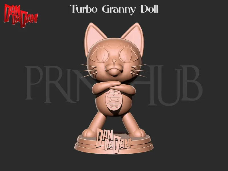 Turbo granny doll - Dandadan 3d print model