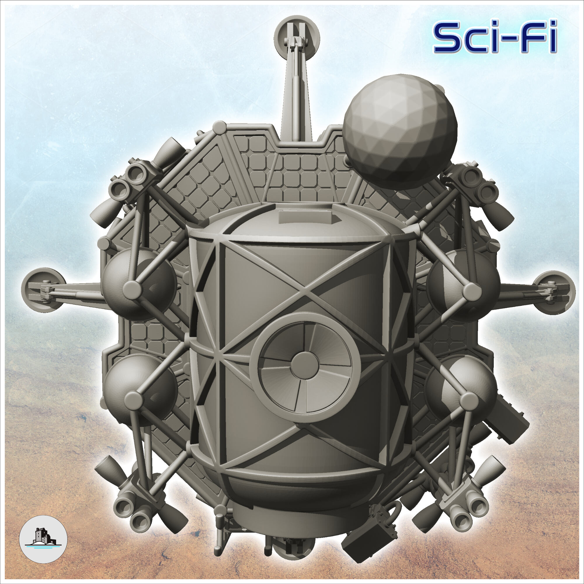 Space exploration probe - Terrain Scifi Science fiction SF