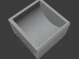 abstract sun planter pot-8