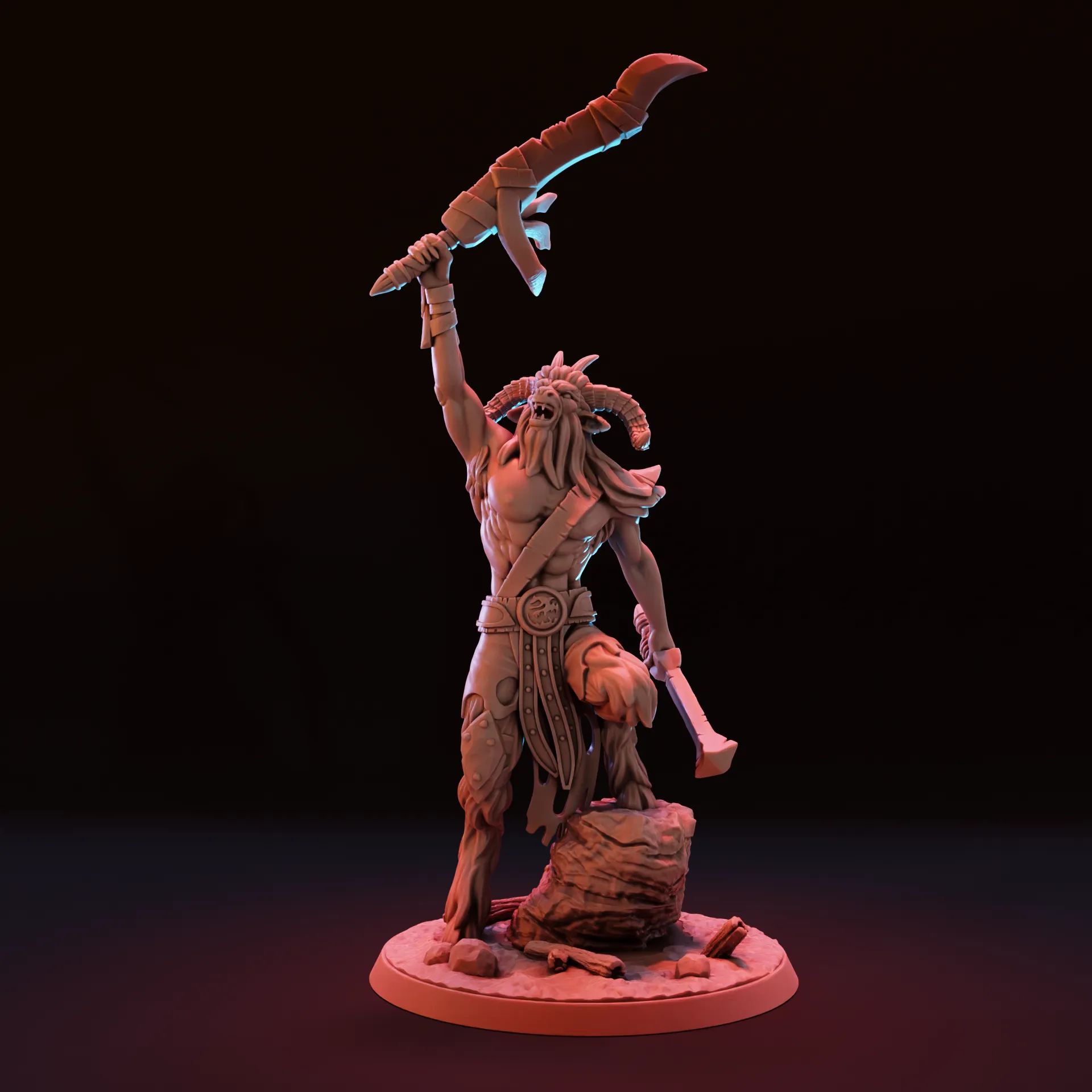 Minotauro Beastman | Gioco di ruolo da tavolo Beastlord Mostro