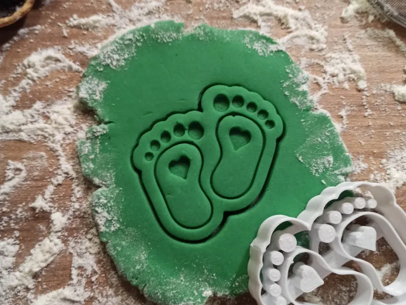 Baby Foot/Feet Cookie & Clay Cutter, Baby Shower Happiness