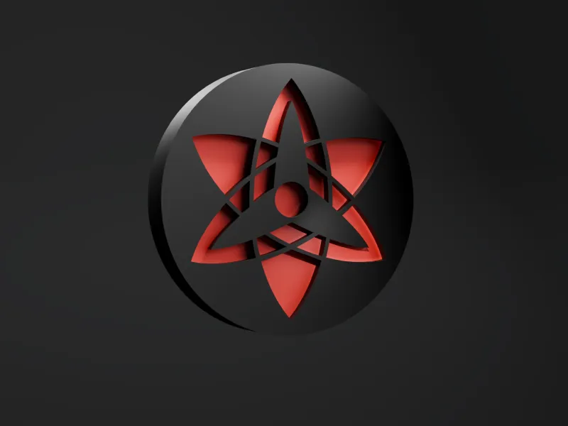 Mangekyou Sharingan Sasuke - Pin imantado