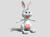 Cartoon easter bunny-1