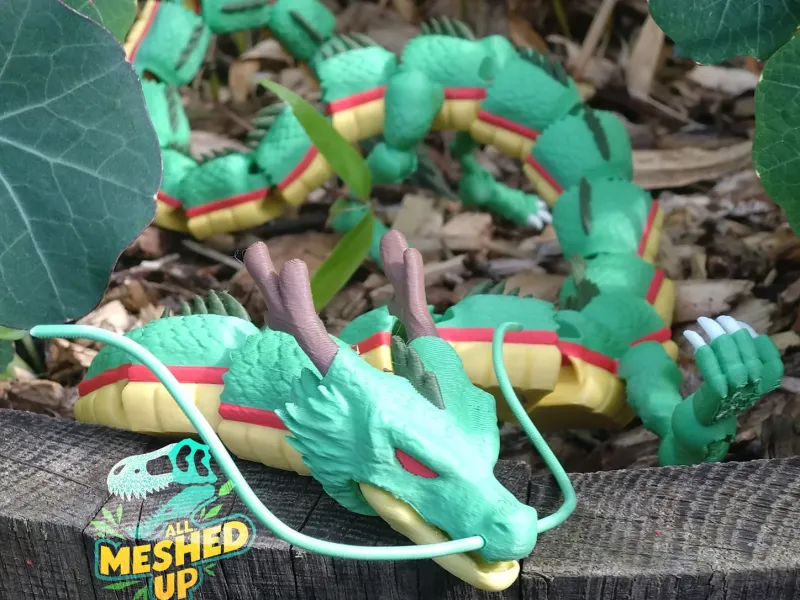 Juguete articulado Shenron Dragon v2