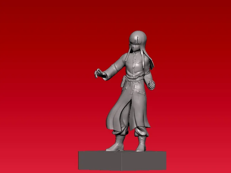 DRAGON BALL MANO IZQ CHARACTER MODEL - 3D print