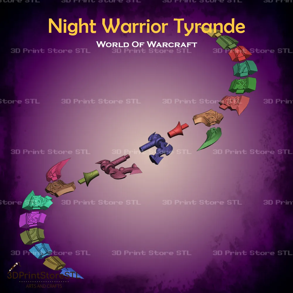 Night Warrior Tyrande Weapon From World Of Warcraft