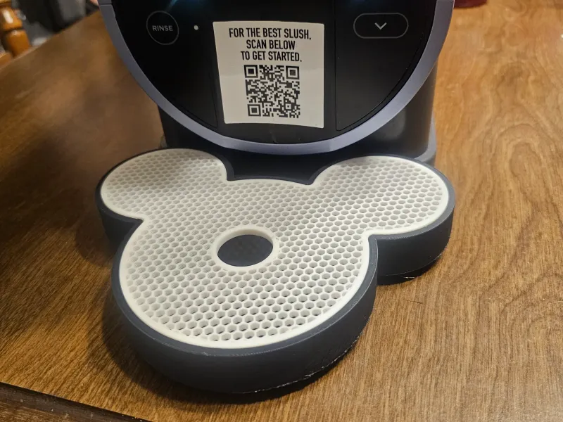 Bandeja de Pingos em Forma de Rato para Máquina de Slushie Ninja – Arquivo de Impressão 3D
