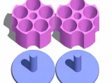 pencil holder pen holder STL-Version:- 0.28 Volume:- 481K-4