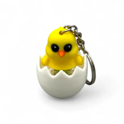 Hatchling Chick Clicker - Keychain Fidget