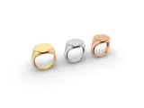 Square Top Signet Ring-3