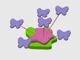 The Butterfly Loves Flowers display stand-3
