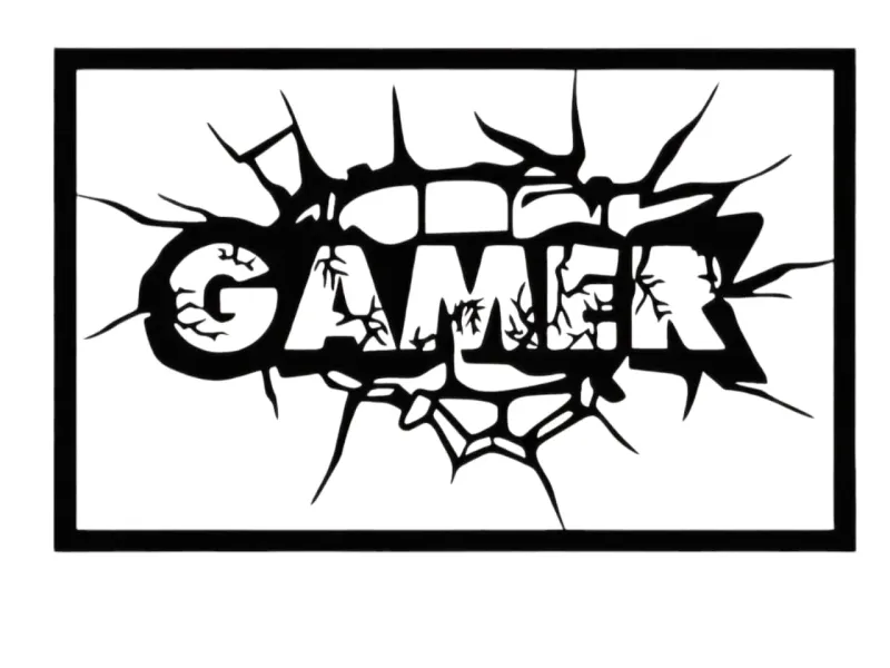 Gamer Wall Art-Wall Ornament