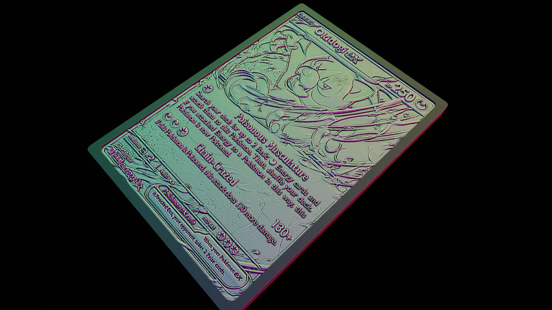 Okidogi Ex - Pokemon card