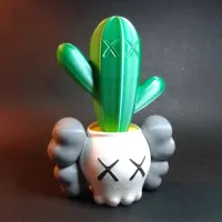 KAWS PLANTER WITH CACTUS (DIVIDED BY COLOURS)-0
