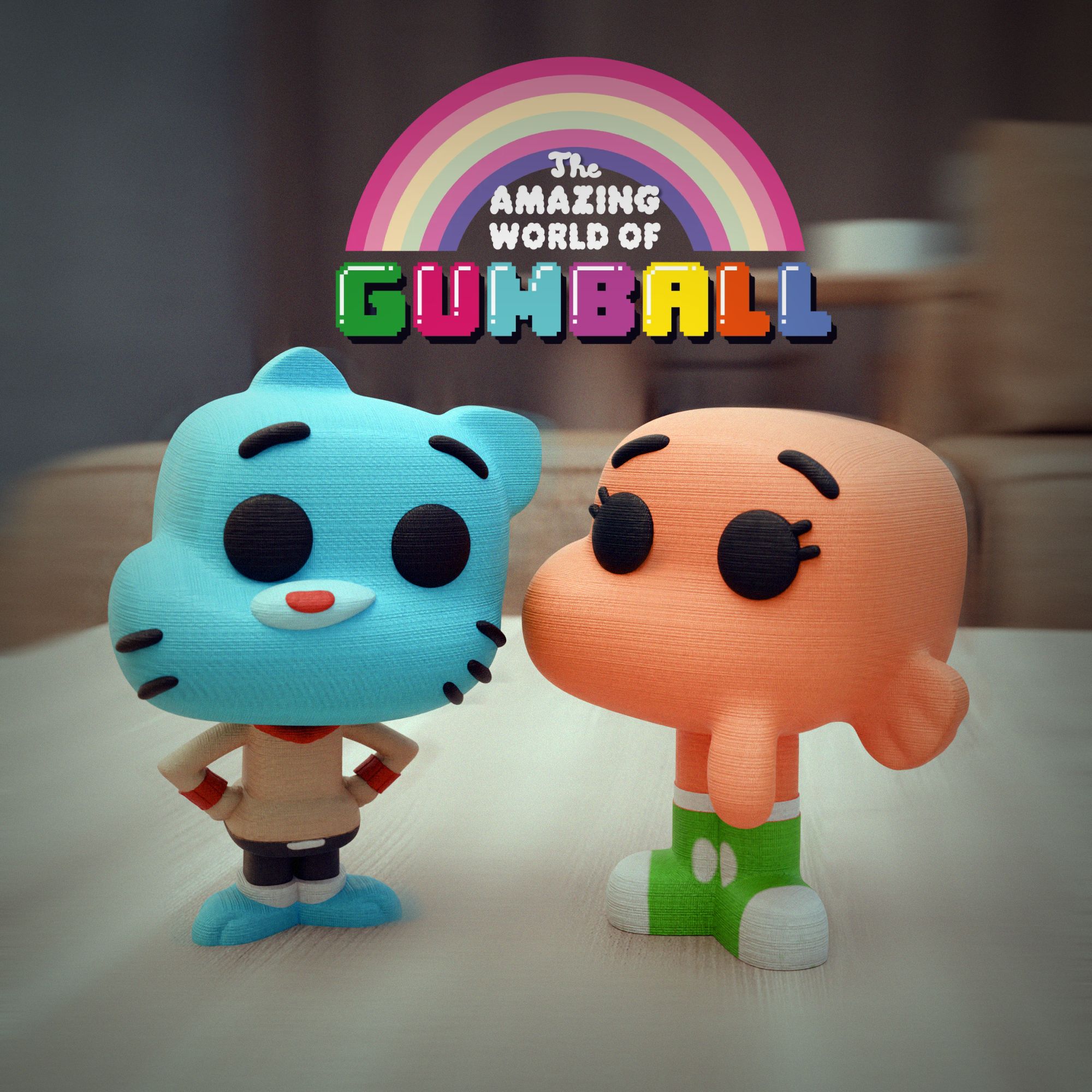 GUMBALL AND DARWIN FUNKO POP | 3D models download | Creality Cloud