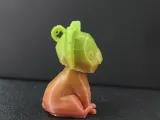 Low poly koala keychain-2