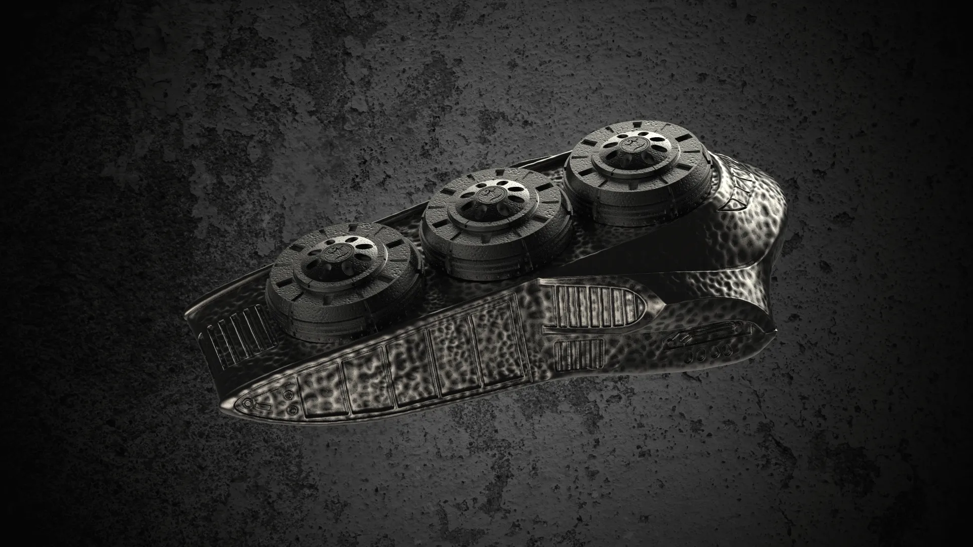 Feral Predator Left Gauntlet from the movie Prey