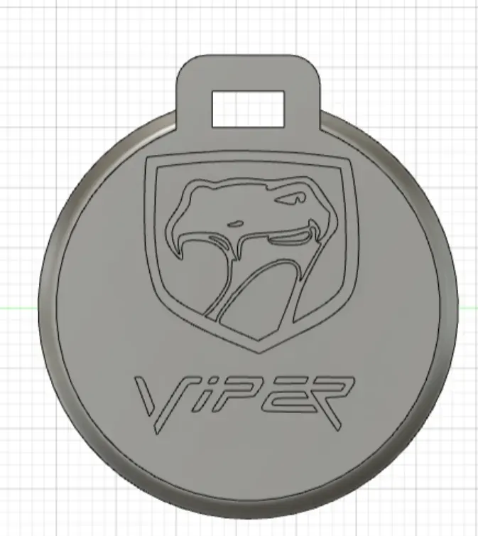 Porte clé Dodge viper 1992/ Dodge viper 1992 Key ring