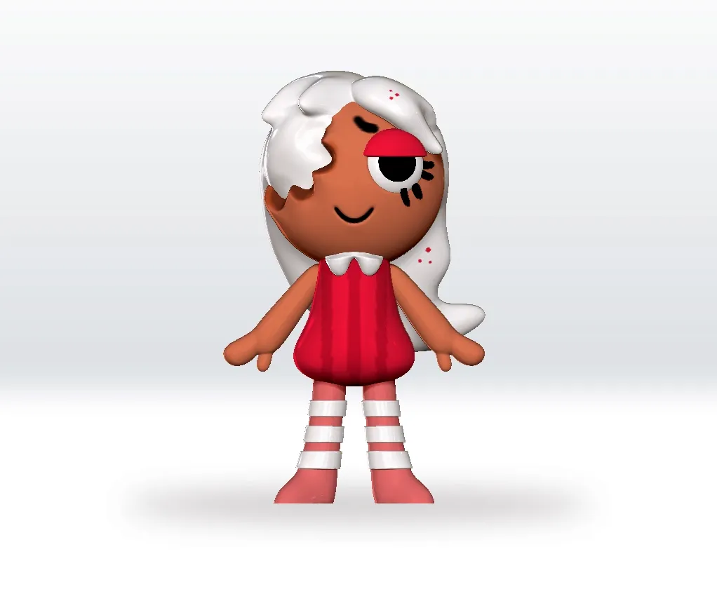 Ginger STL Dandy's World 3D STL Model Fanart STL file