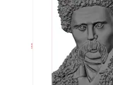 Taras Shevchenko Bas-Relief 3D Model – Ukrainian Icon & Wall-4