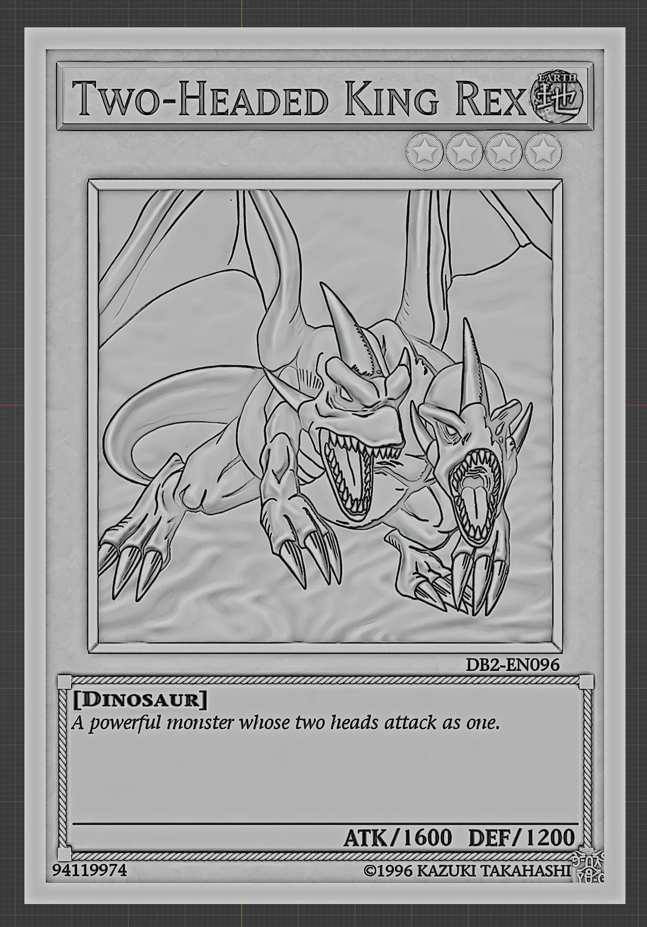 Two-Headed King Rex - yu-gi-oh!