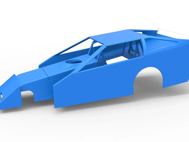 Shell of Vintage Asphalt Modified stock car V3 Scale 1:25