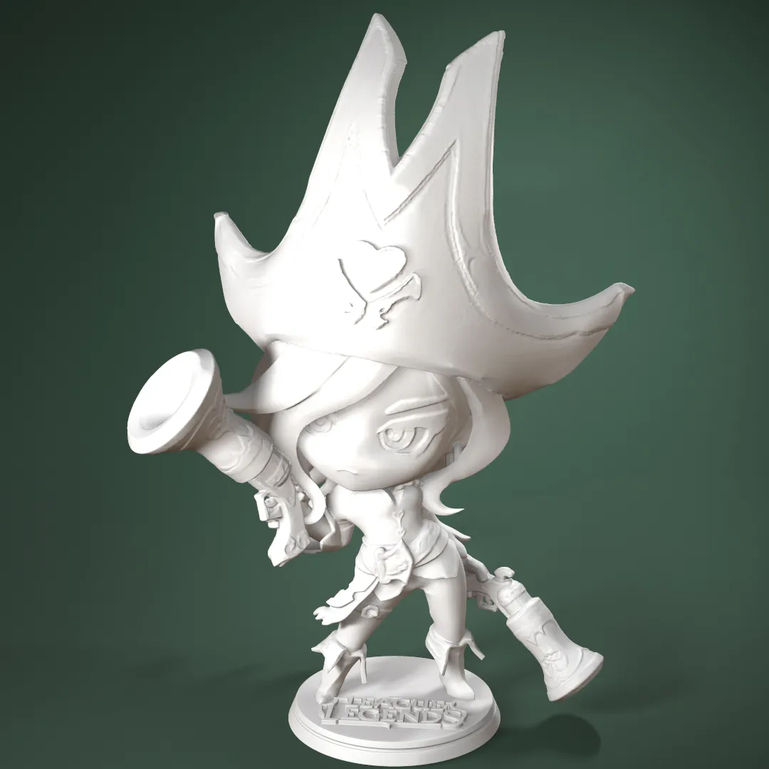 MISS FORTUNE FROM LEAGUE OF LEGENDS - CHIBI VERSION