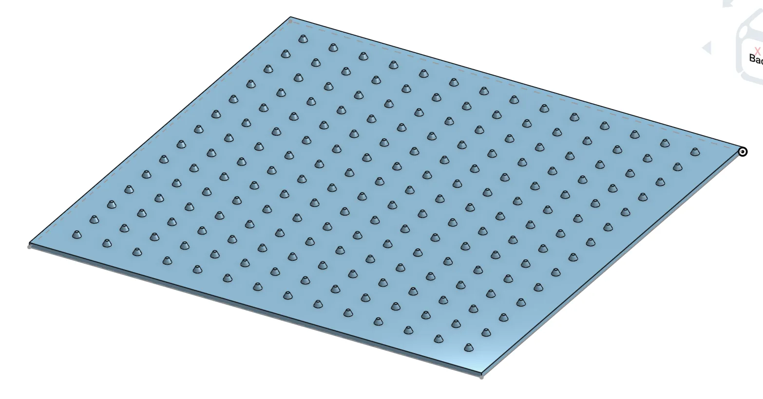 Spray Table Top Grid