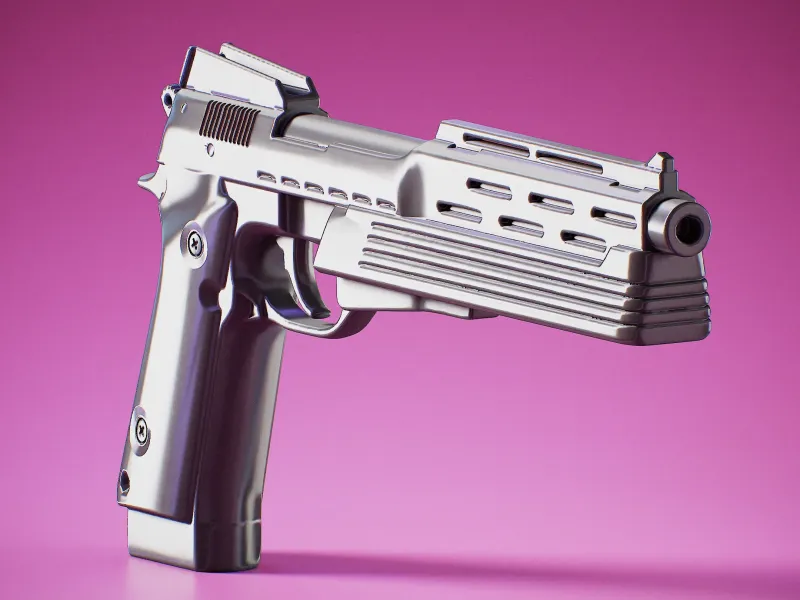 Robocop Weapon Auto9 - AMJ9 - Adapted to print