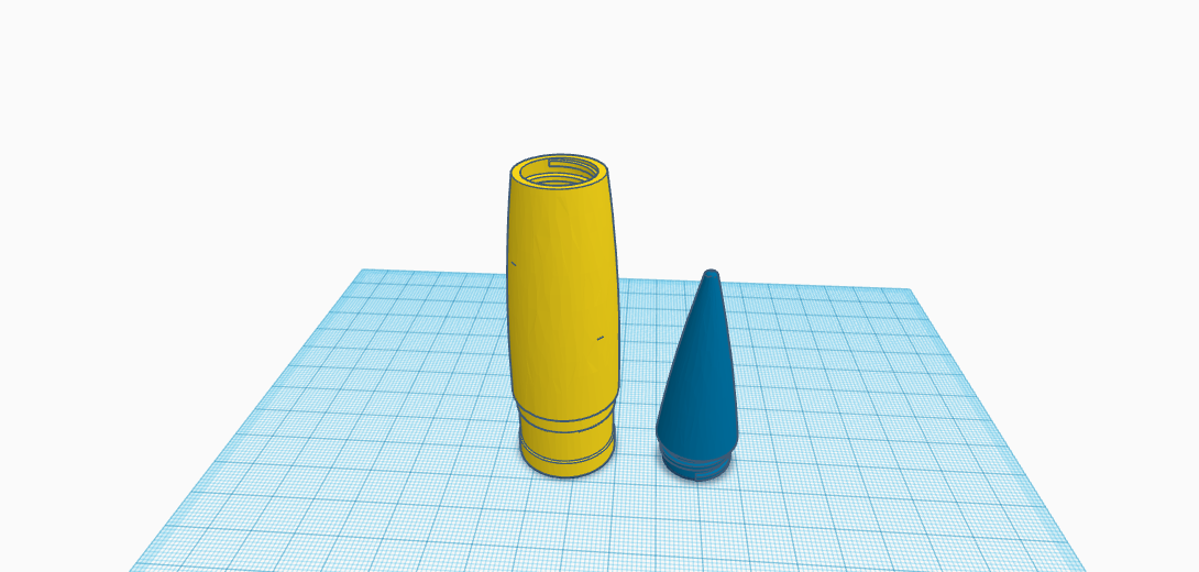 Model Rocket Payload Nose 3D models download Creality Cloud