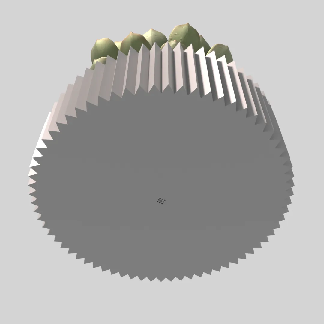 brutalist style planter