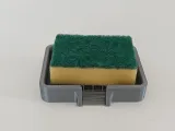 Self-Draining Sponge & Soap Holder-1
