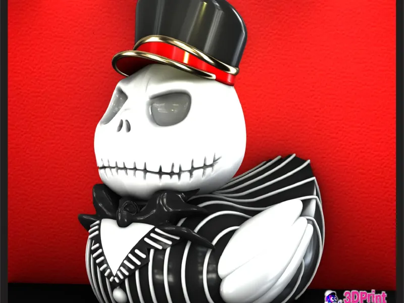 jack Skellington pato de Goma