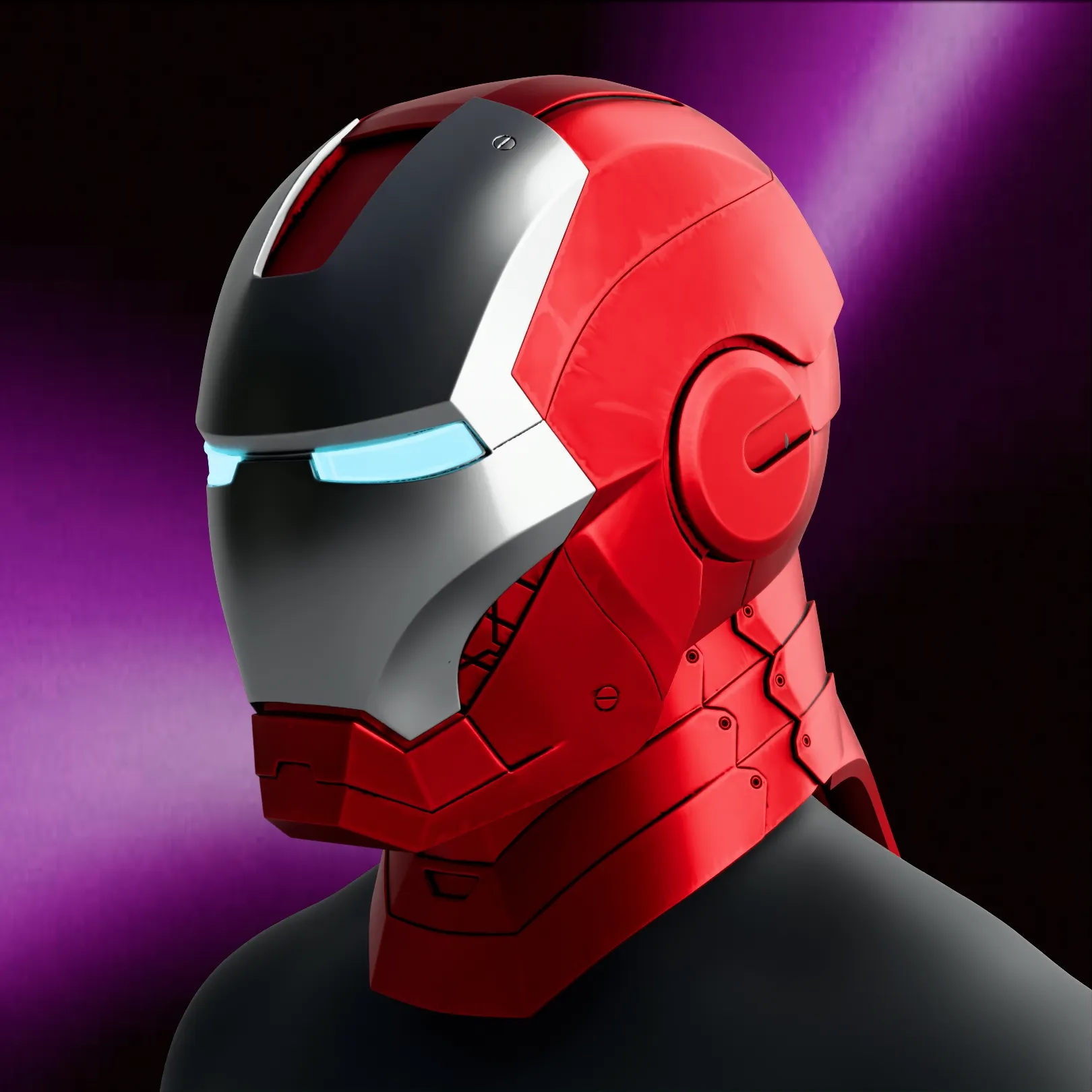 Iron Man Helmet - Multi-Parts for Cosplay