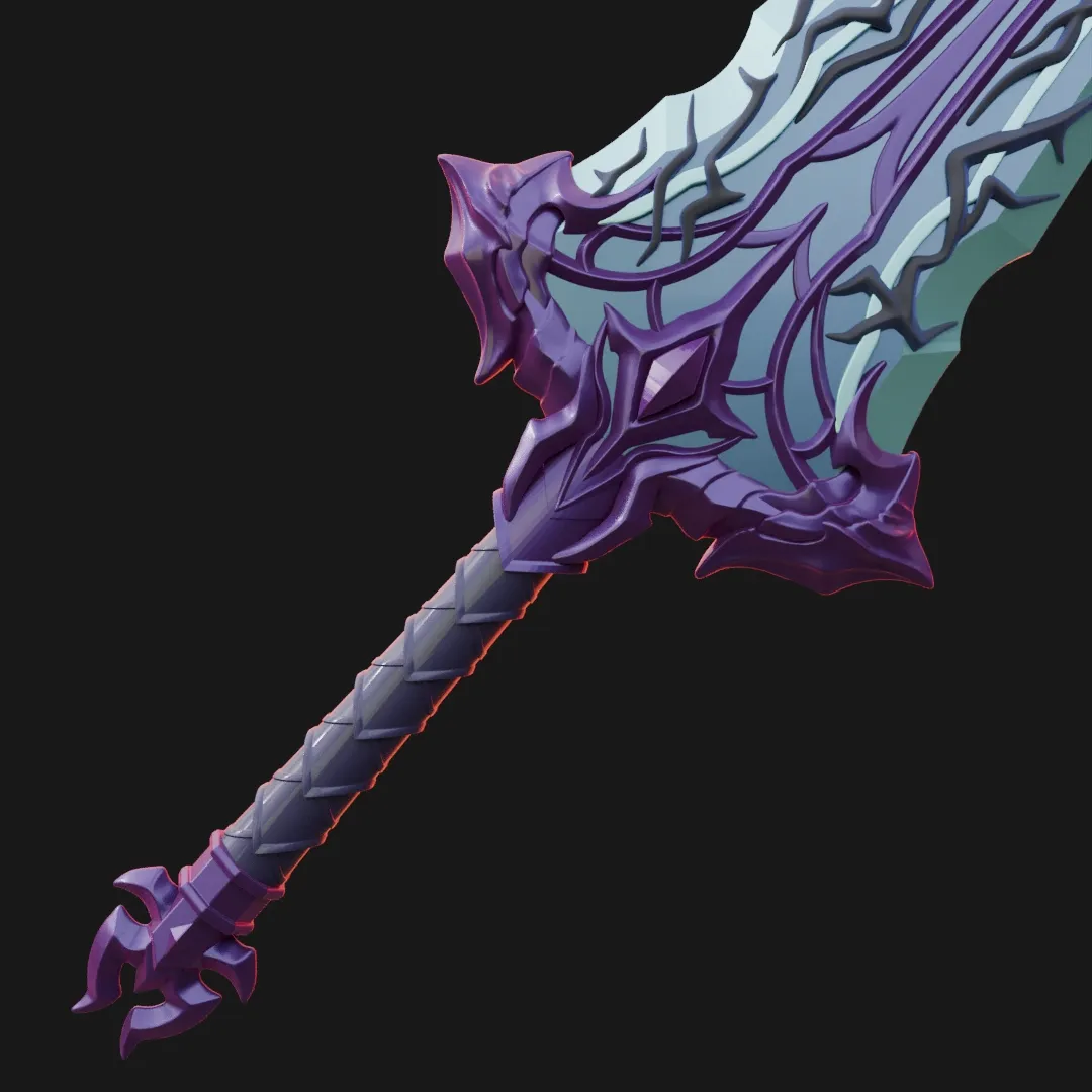 Demon King's Longsword Solo Leveling Arise Fan Art