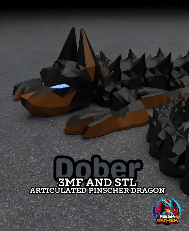Home page module: Dober the Articulated Doberman Dragon