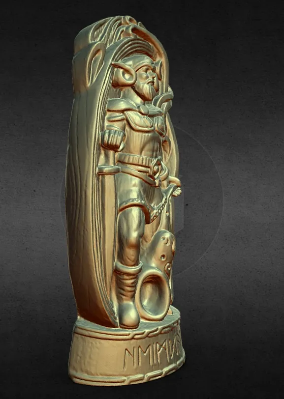 gods of asgard statue Heimdall