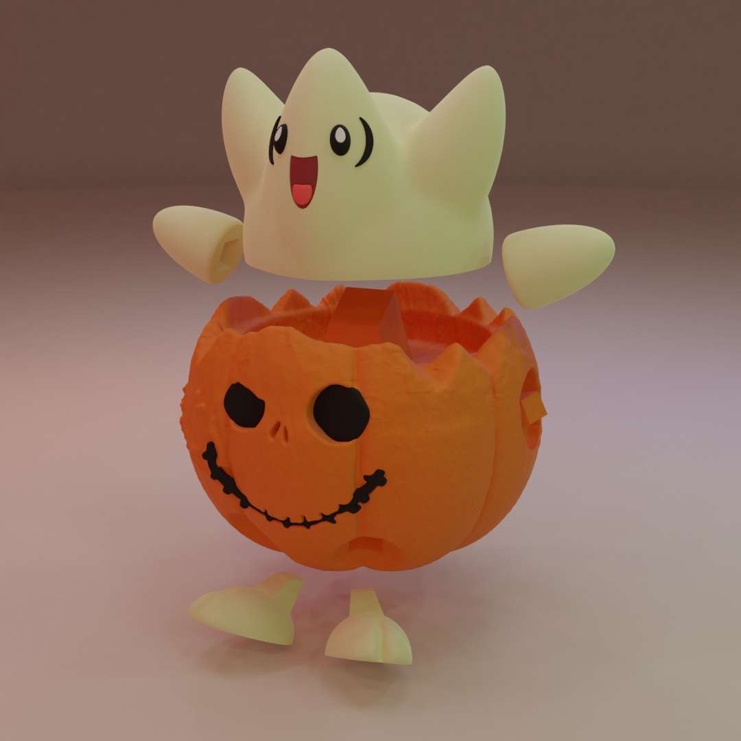 Halloween Pumpkin Togepi Pokemon