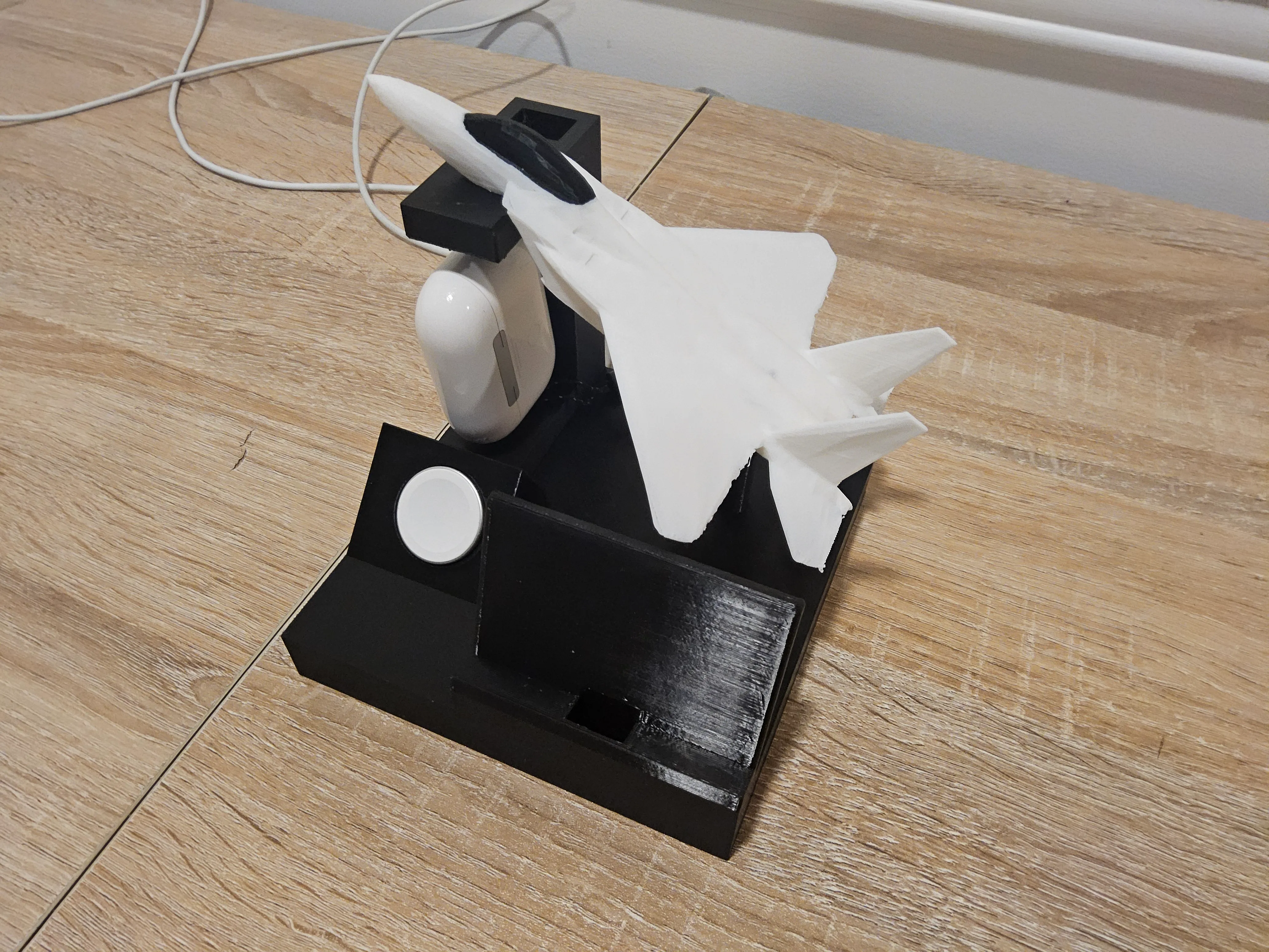 Fighter Jet Charging Dock - Phone, Watch, Earbuds